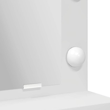vidaXL Τραπέζι περιποίησης Λευκό 79x41x135cm Επεξεργασμένο Ξύλο