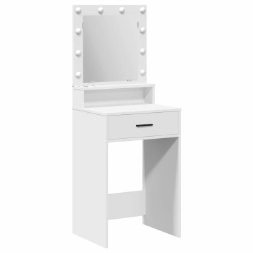 vidaXL Τραπέζι περιποίησης Λευκό 50x41x135cm Επεξεργασμένο Ξύλο