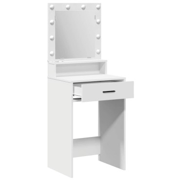 vidaXL Τραπέζι περιποίησης Λευκό 50x41x135cm Επεξεργασμένο Ξύλο
