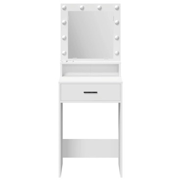 vidaXL Τραπέζι περιποίησης Λευκό 50x41x135cm Επεξεργασμένο Ξύλο