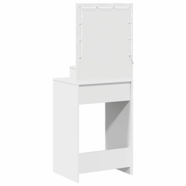 vidaXL Τραπέζι περιποίησης Λευκό 50x41x135cm Επεξεργασμένο Ξύλο