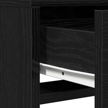 vidaXL Τραπέζι περιποίησης Μαύρη Οξυά 50x41x135 εκ