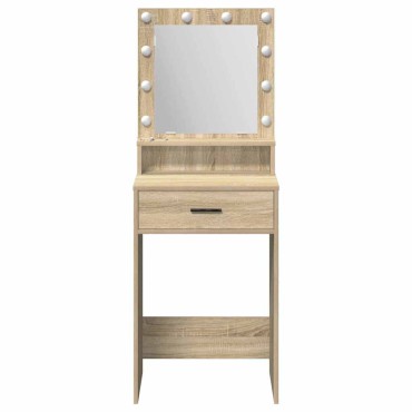 vidaXL Τραπέζι περιποίησης Δρύς Sonoma 50x41x135 εκ