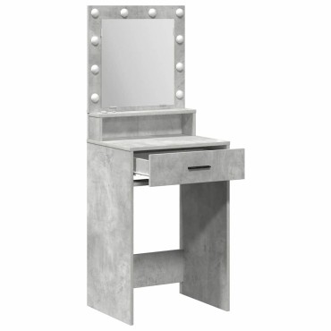 vidaXL Τραπέζι περιποίησης Σκυρόδεμα Γκρι 50x41x135 εκ