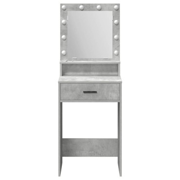 vidaXL Τραπέζι περιποίησης Σκυρόδεμα Γκρι 50x41x135 εκ