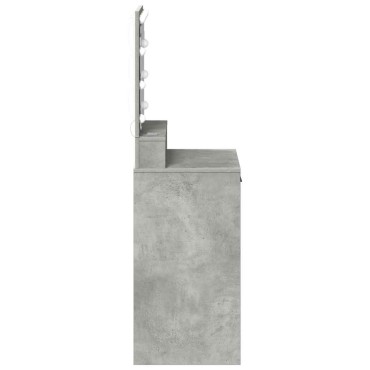 vidaXL Τραπέζι περιποίησης Σκυρόδεμα Γκρι 50x41x135 εκ