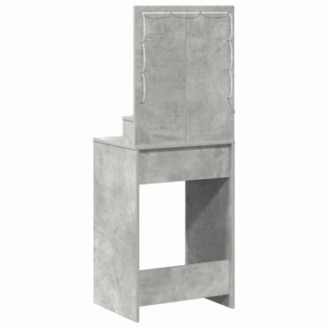 vidaXL Τραπέζι περιποίησης Σκυρόδεμα Γκρι 50x41x135 εκ