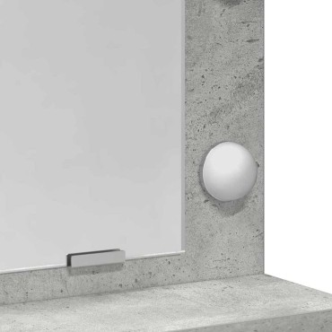 vidaXL Τραπέζι περιποίησης Σκυρόδεμα Γκρι 50x41x135 εκ