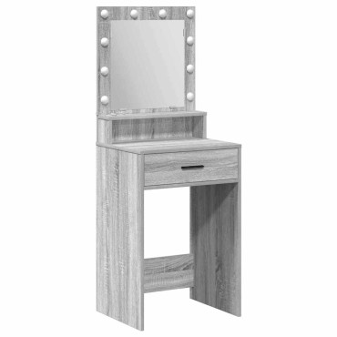 vidaXL Τραπέζι περιποίησης Γκρίζο Σονομα 50x41x135 εκ