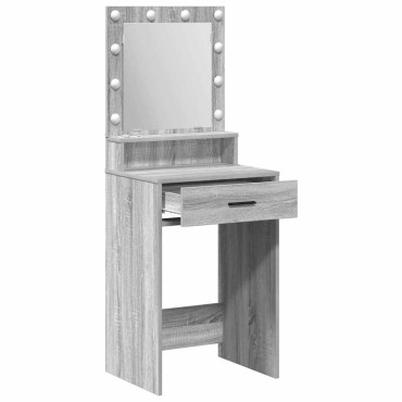 vidaXL Τραπέζι περιποίησης Γκρίζο Σονομα 50x41x135 εκ