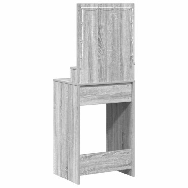 vidaXL Τραπέζι περιποίησης Γκρίζο Σονομα 50x41x135 εκ