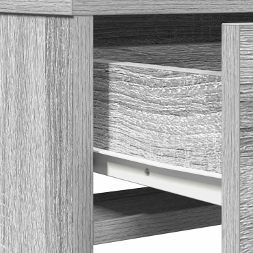 vidaXL Τραπέζι περιποίησης Γκρίζο Σονομα 50x41x135 εκ