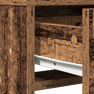 vidaXL Τραπέζι περιποίησης Παλιό ξύλο 50x41x135 εκ