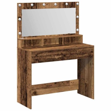 vidaXL Τραπέζι περιποίησης Παλιό ξύλο 100x41x135cm