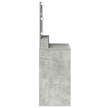 vidaXL Τραπέζι περιποίησης Σκυρόδεμα Γκρι 78,5x41x135 εκ