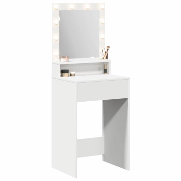 vidaXL Τραπέζι περιποίησης Λευκό 50x41x135cm Επεξεργασμένο Ξύλο