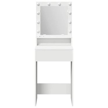 vidaXL Τραπέζι περιποίησης Λευκό 50x41x135cm Επεξεργασμένο Ξύλο