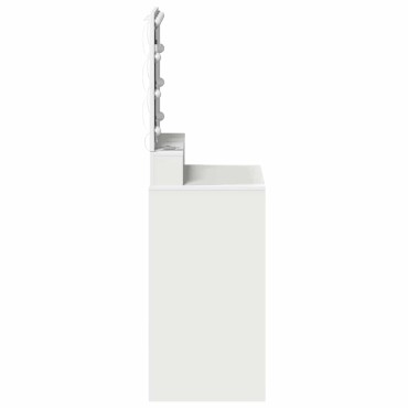 vidaXL Τραπέζι περιποίησης Λευκό 50x41x135cm Επεξεργασμένο Ξύλο