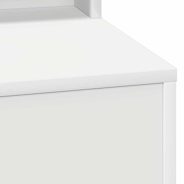 vidaXL Τραπέζι περιποίησης Λευκό 50x41x135cm Επεξεργασμένο Ξύλο
