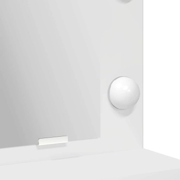 vidaXL Τραπέζι περιποίησης Λευκό 50x41x135cm Επεξεργασμένο Ξύλο