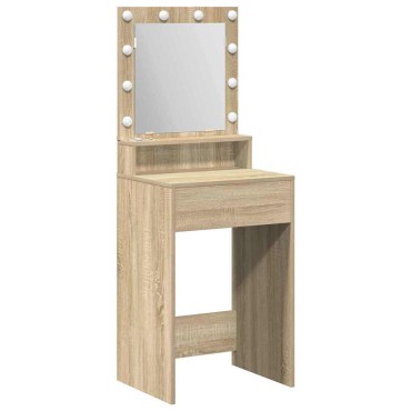 vidaXL Τραπέζι περιποίησης Δρύς Sonoma 50x41x135 εκ