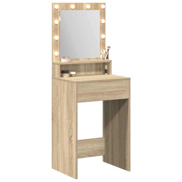 vidaXL Τραπέζι περιποίησης Δρύς Sonoma 50x41x135 εκ
