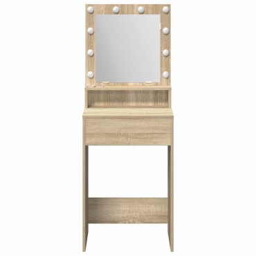 vidaXL Τραπέζι περιποίησης Δρύς Sonoma 50x41x135 εκ
