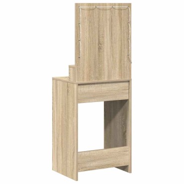 vidaXL Τραπέζι περιποίησης Δρύς Sonoma 50x41x135 εκ