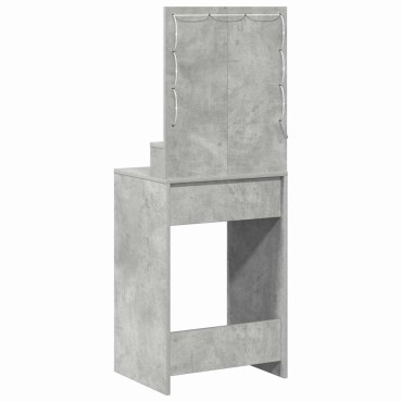 vidaXL Τραπέζι περιποίησης Σκυρόδεμα Γκρι 50x41x135 εκ