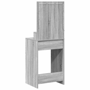 vidaXL Τραπέζι περιποίησης Γκρίζο Σονομα 50x41x135 εκ