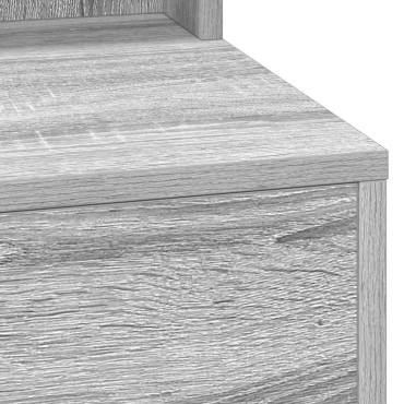 vidaXL Τραπέζι περιποίησης Γκρίζο Σονομα 50x41x135 εκ