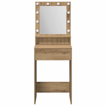 vidaXL Τραπέζι περιποίησης Artisan Oak 50x41x135 εκ