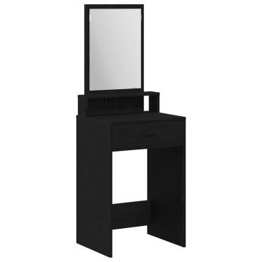 vidaXL Τραπέζι περιποίησης Μαύρη Οξυά 50x41x140cm