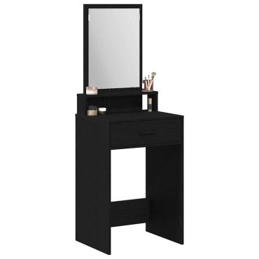 vidaXL Τραπέζι περιποίησης Μαύρη Οξυά 50x41x140cm