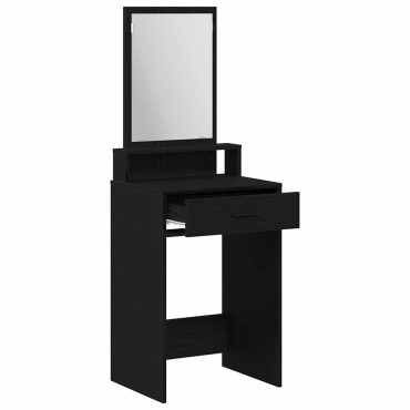 vidaXL Τραπέζι περιποίησης Μαύρη Οξυά 50x41x140cm