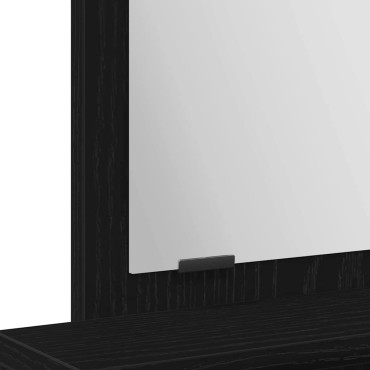 vidaXL Τραπέζι περιποίησης Μαύρη Οξυά 50x41x140cm