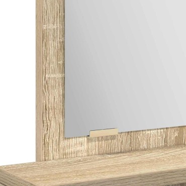 vidaXL Τραπέζι περιποίησης Δρύς Sonoma 50x41x140cm
