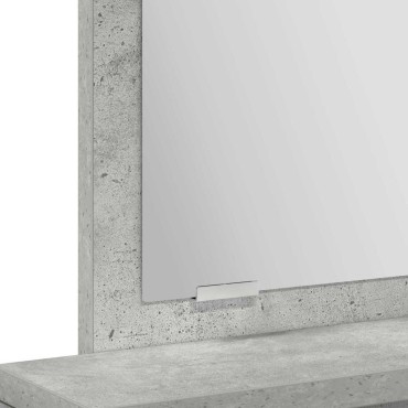 vidaXL Τραπέζι περιποίησης Σκυρόδεμα Γκρι 50x41x140cm