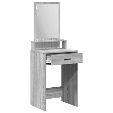 vidaXL Τραπέζι περιποίησης Γκρίζο Σονομα 50x41x140cm