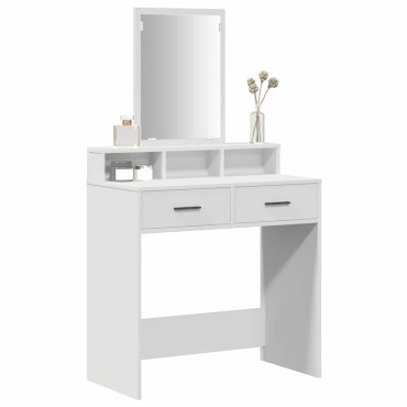 vidaXL Τραπέζι περιποίησης Λευκό 79x41x140cm Επεξεργασμένο Ξύλο