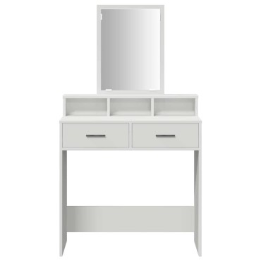 vidaXL Τραπέζι περιποίησης Λευκό 79x41x140cm Επεξεργασμένο Ξύλο