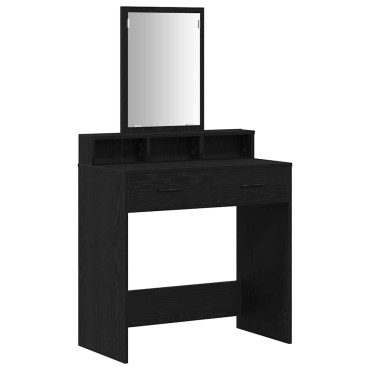 vidaXL Τραπέζι περιποίησης Μαύρη Οξυά 79x41x140cm