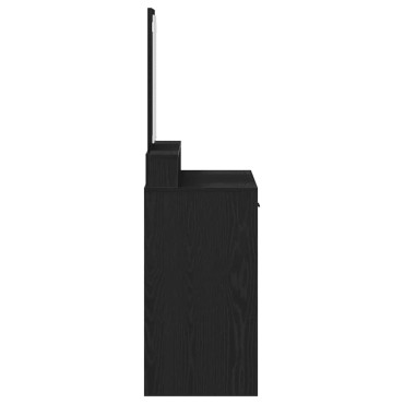 vidaXL Τραπέζι περιποίησης Μαύρη Οξυά 79x41x140cm