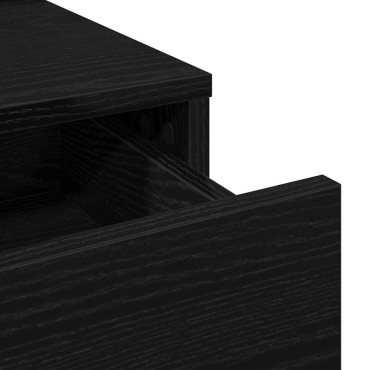vidaXL Τραπέζι περιποίησης Μαύρη Οξυά 79x41x140cm