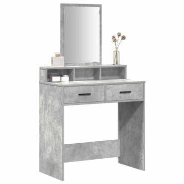vidaXL Τραπέζι περιποίησης Σκυρόδεμα Γκρι 79x41x140cm