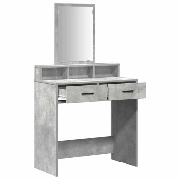 vidaXL Τραπέζι περιποίησης Σκυρόδεμα Γκρι 79x41x140cm