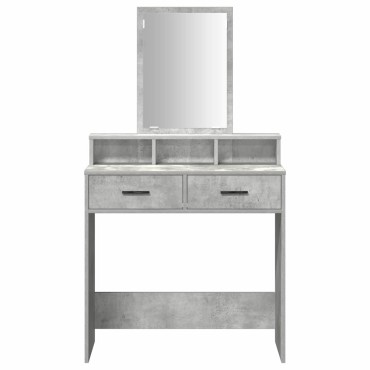vidaXL Τραπέζι περιποίησης Σκυρόδεμα Γκρι 79x41x140cm