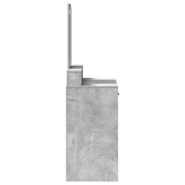 vidaXL Τραπέζι περιποίησης Σκυρόδεμα Γκρι 79x41x140cm