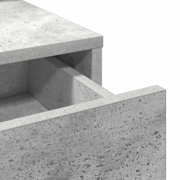 vidaXL Τραπέζι περιποίησης Σκυρόδεμα Γκρι 79x41x140cm