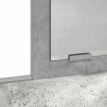 vidaXL Τραπέζι περιποίησης Σκυρόδεμα Γκρι 79x41x140cm